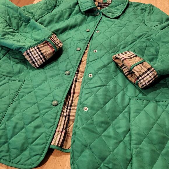 Selena Sport Green Quilted Jacket Plaid Tartin Lined Pockets XL - Picture 6 of 9